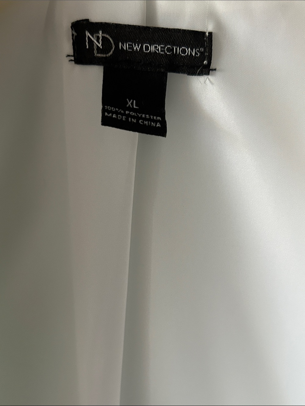NY Collection White Open-Front Blazer - Picture 2 of 4